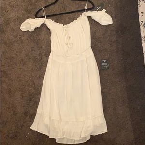 White mini dress medium